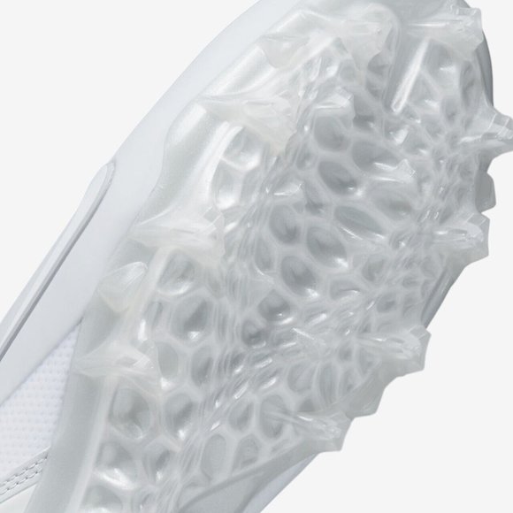 New Nike Alpha Huarache 8 Elite Lacrosse Cleats White/Grey CW4440-110 - Picture 6 of 9